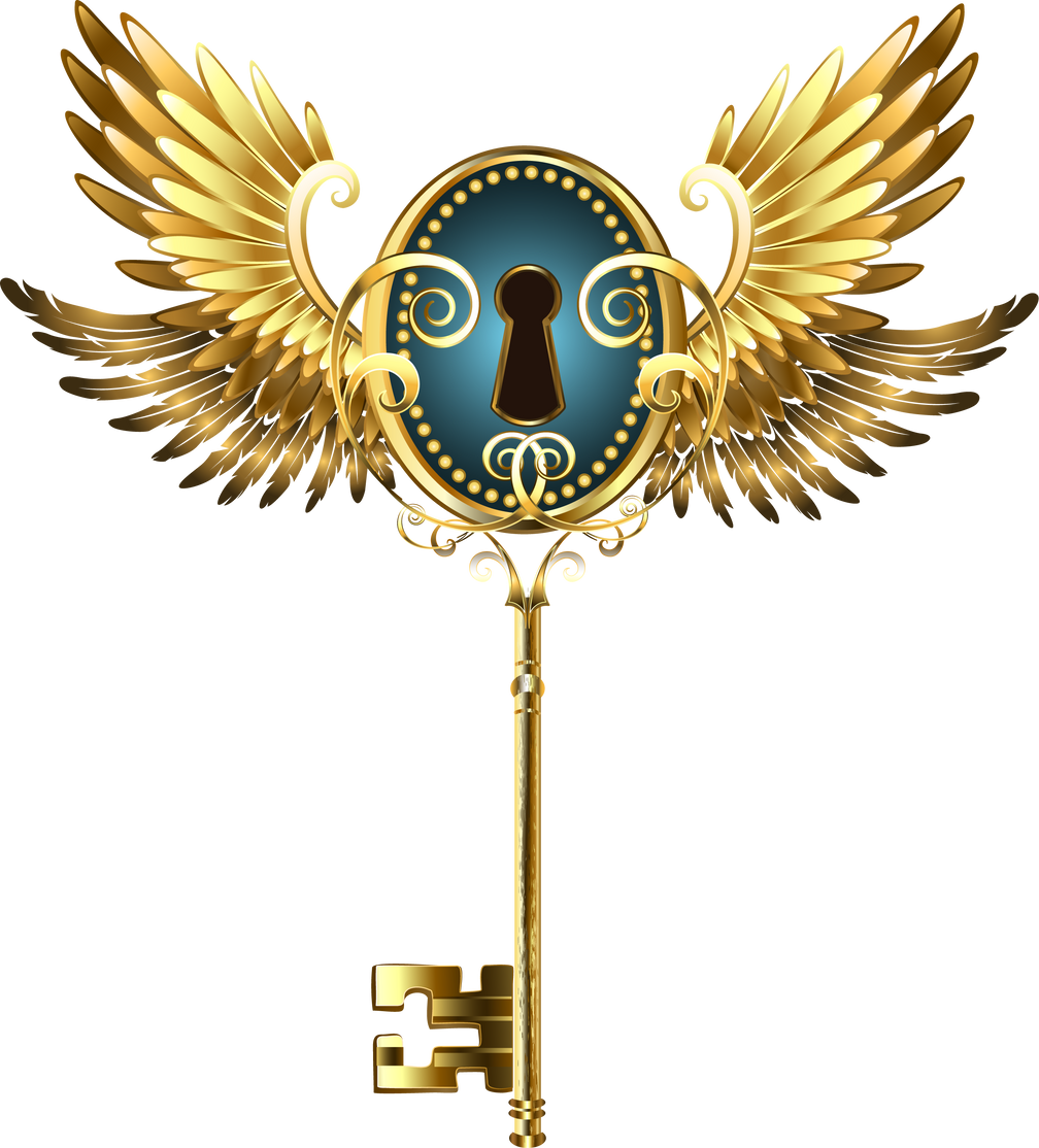 Key with Golden Wings